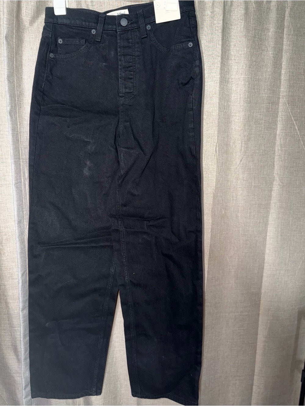 Universal Thread Black Straight-Leg Women's Jeans